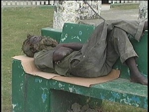 homeless man