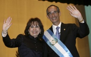Sandra Torres and Alvaro Colon