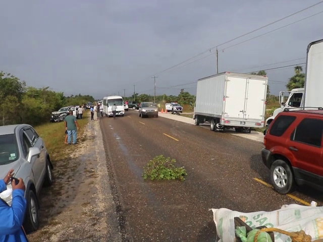 Four-Car Crash on the George Price Highway | News 5 Belize Archive
